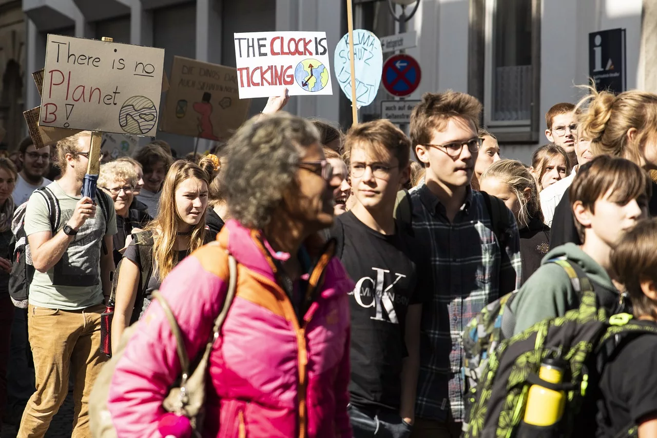 Photo of Climate Change Protestors